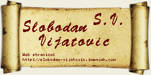 Slobodan Vijatović vizit kartica